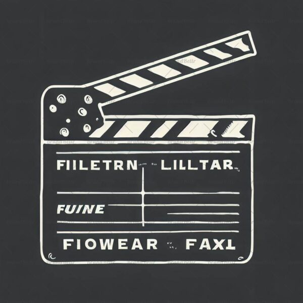Klappern von Filmklappen im Vintage
